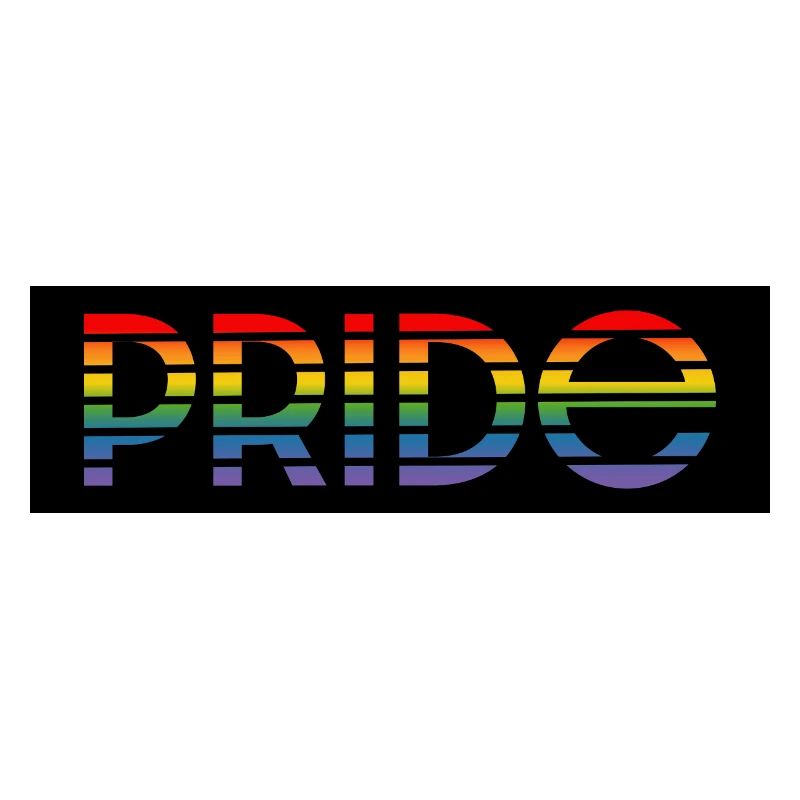 Pride rainbow black background