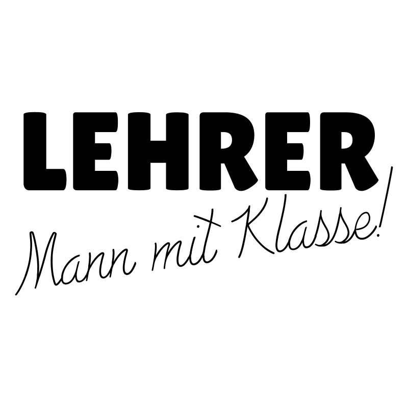 Lehrer Mann mit Klasse