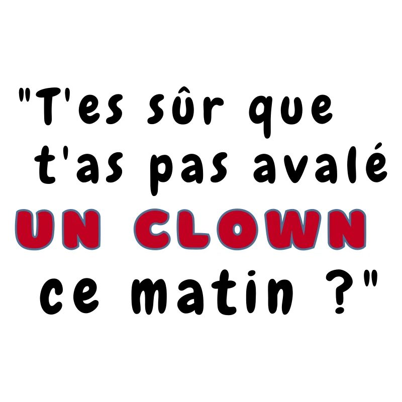 T-shirt Le chat clown