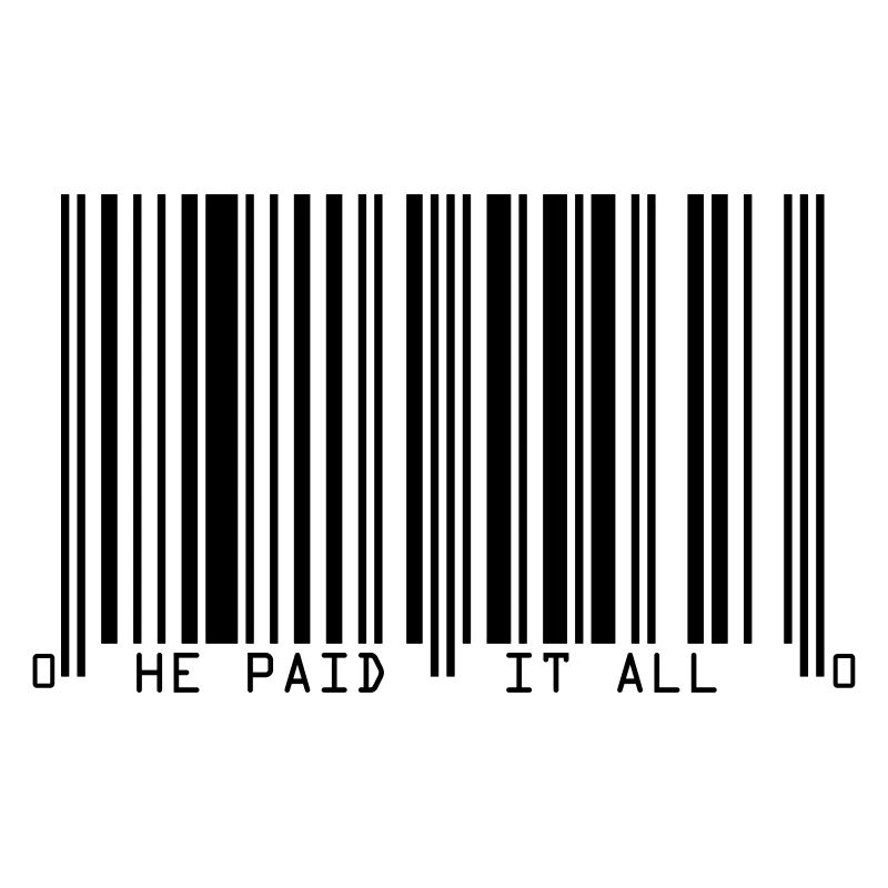 He paid it all - Barcode