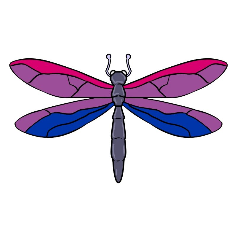 Libellule bisexuelle Pride
