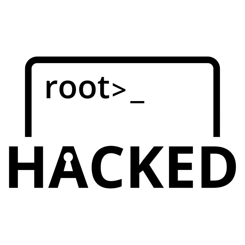 Hacked Hacker programmeur informatique
