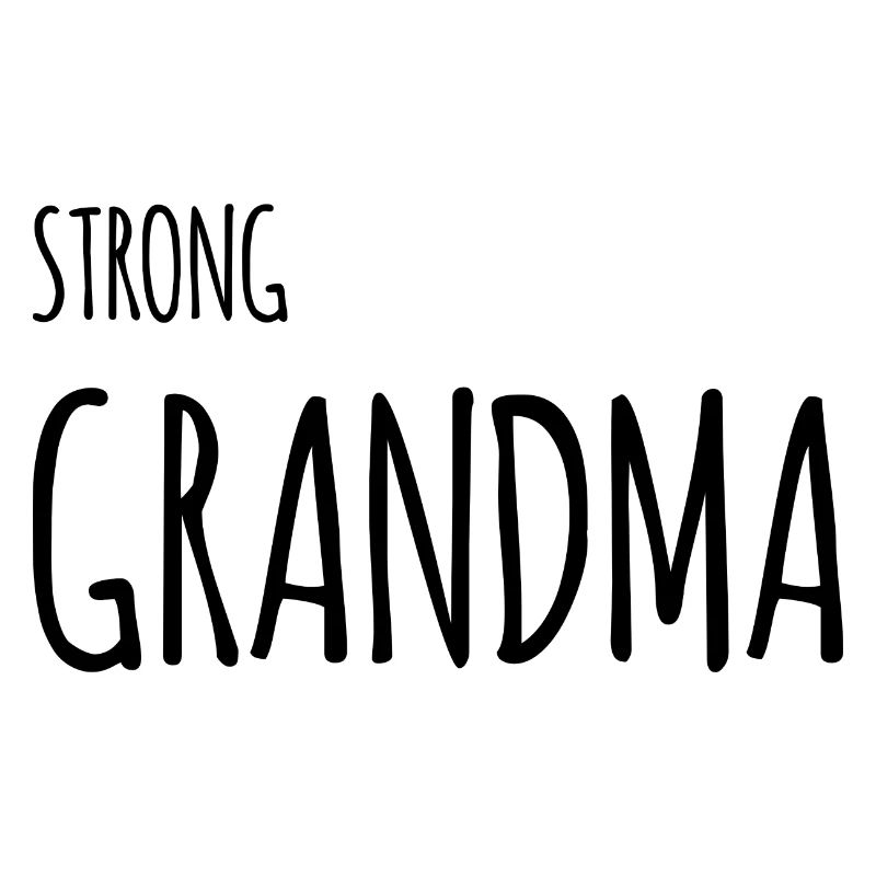 Strong Grandma Comic black