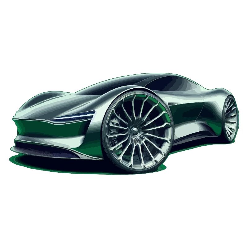 Futuristic super car