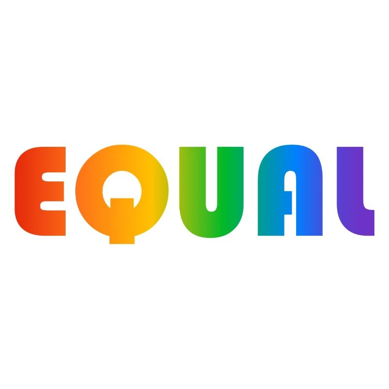 EQUAL RAINBOW TEXT