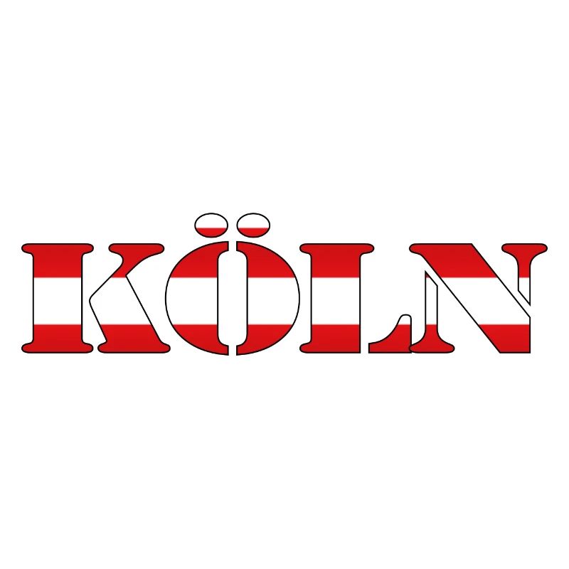 "Köln" Rot-Weiss [Stencil]