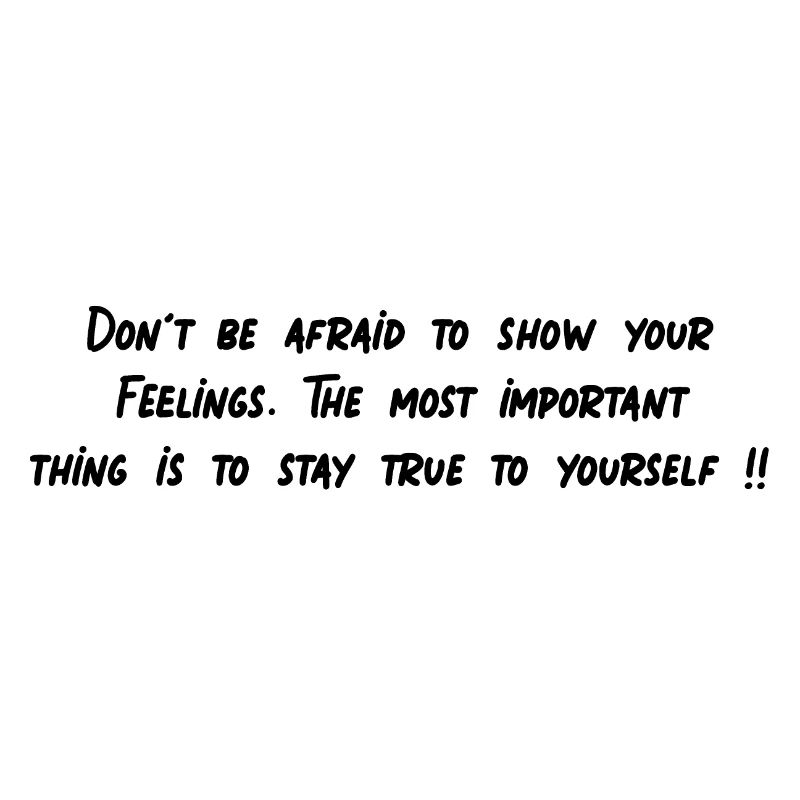 Don´t be afraid