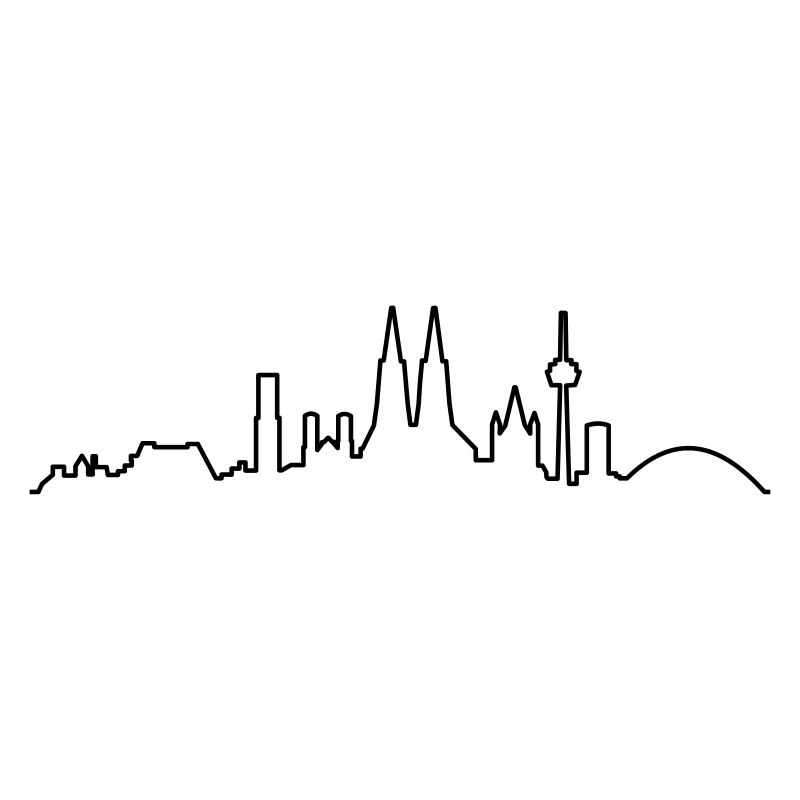 Skyline Köln Linie