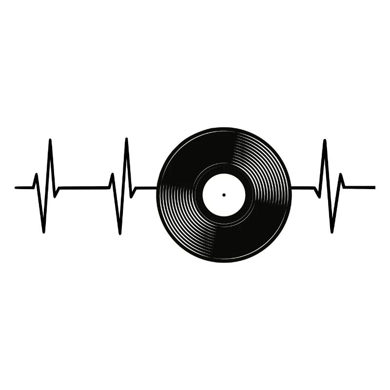 Herzfrequenz Schallplatte