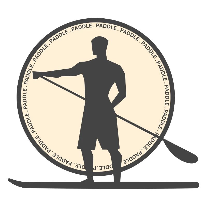 Paddle Board Silhouette