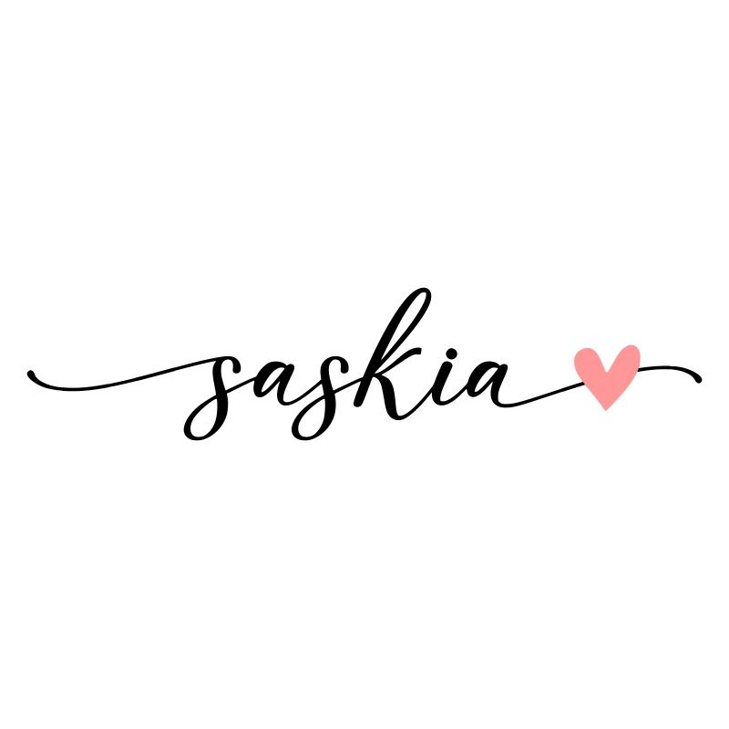 Saskia Name Calligraphy Font