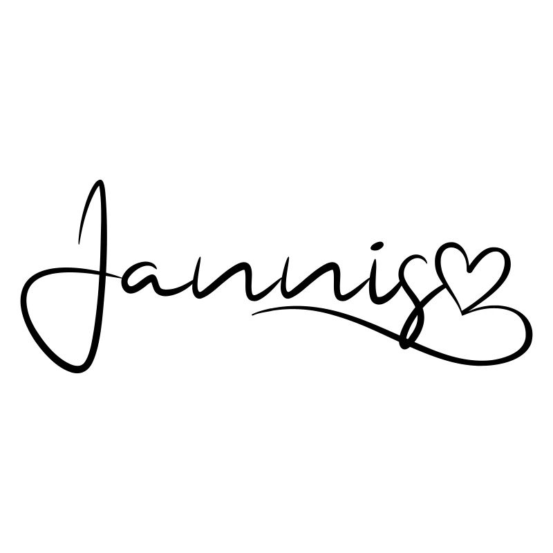 Jannis Surname First name Heart décor
