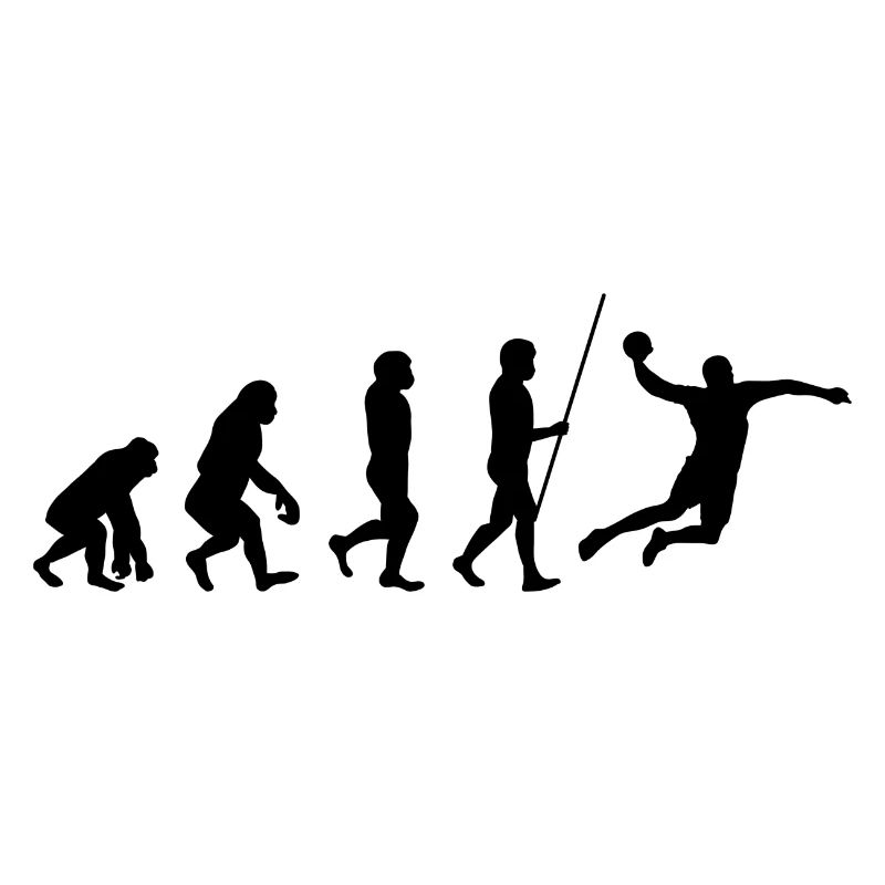 Handball Sport Geschenk Evolution