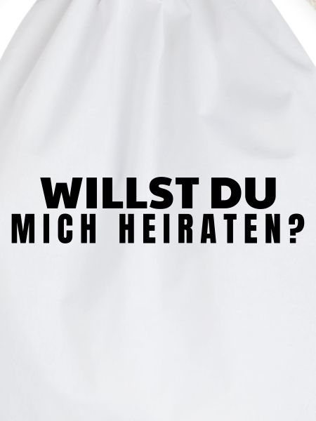 willst du mich heiraten?