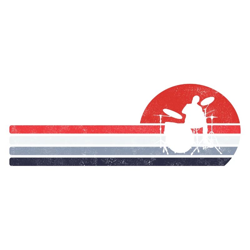 Drums Drummer Retro