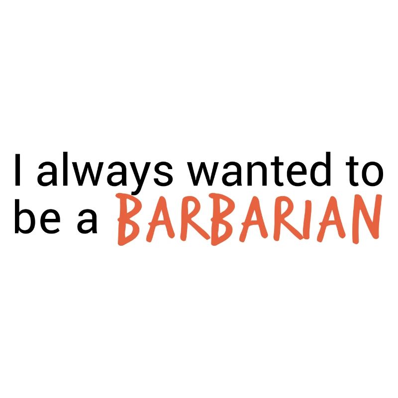 Character class: Barbarian (White)