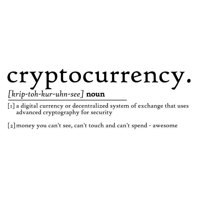 Dictionary Cryptocurrency black