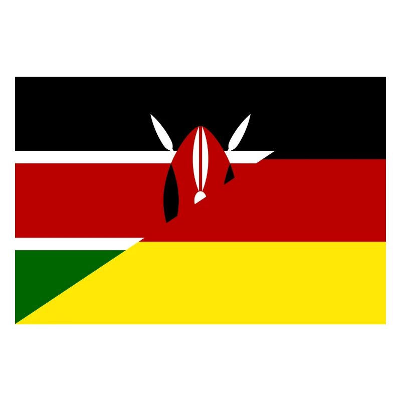 Drapeau de l’Allemagne et de l’Écosse