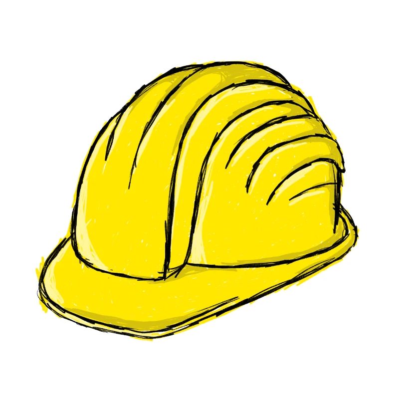 Bauarbeiter, Helm, Baustelle, Kran, Bagger