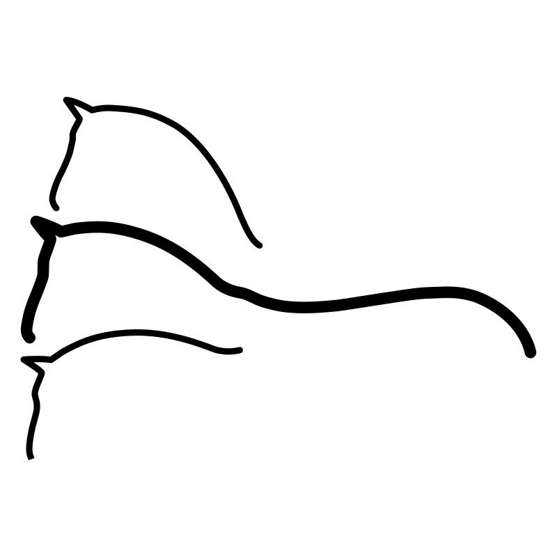 Pferd Silhouette