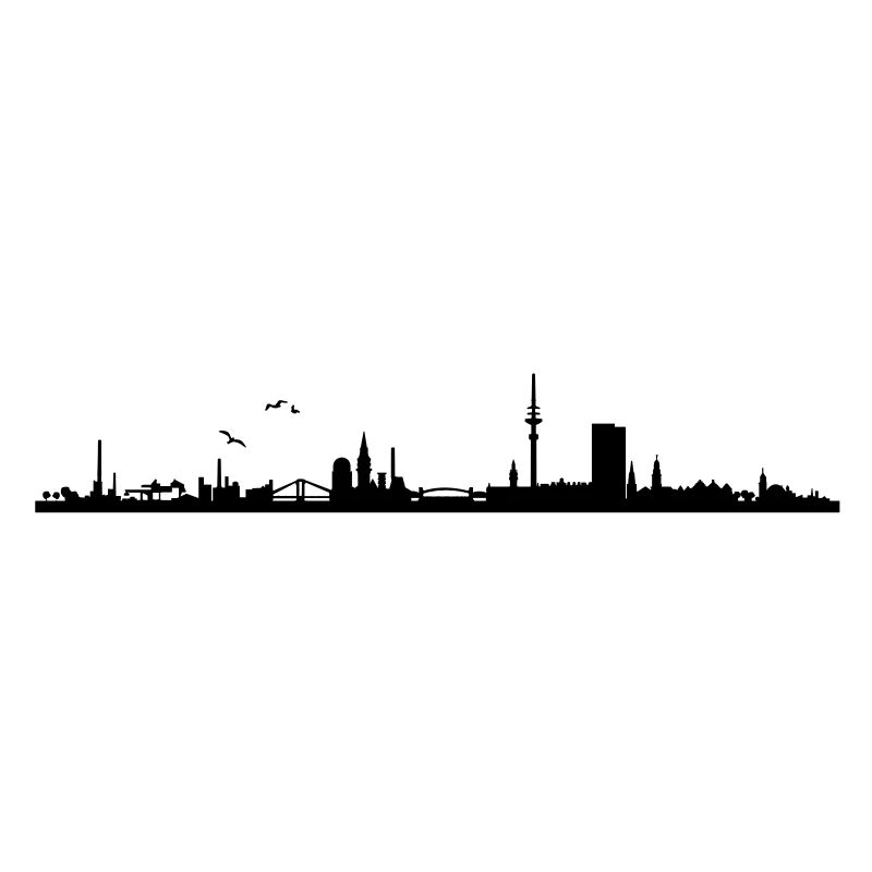 Hamburg skyline panorama