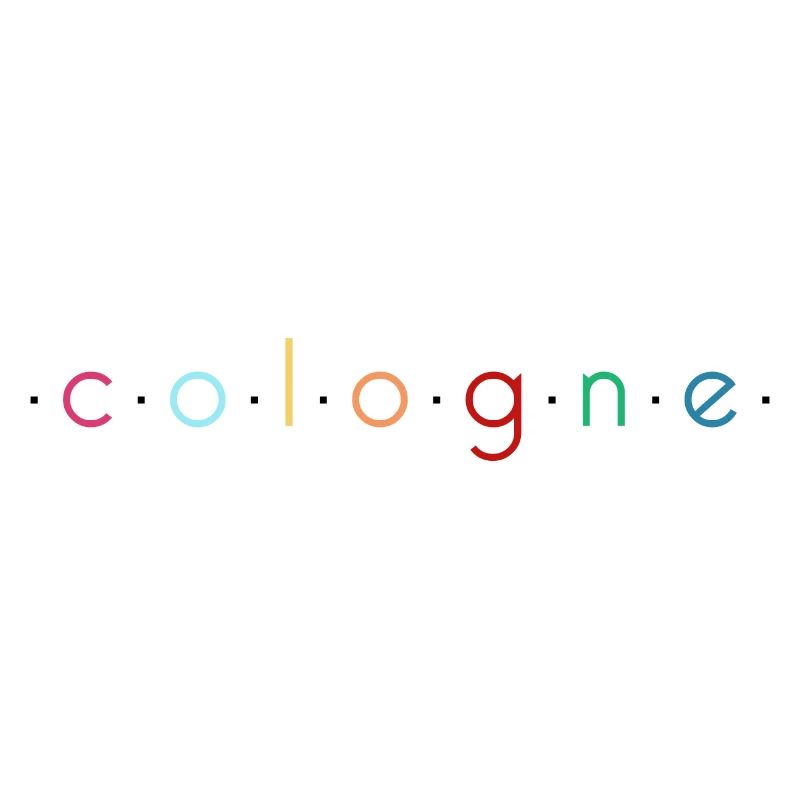 Cologne lettering Rainbow 2