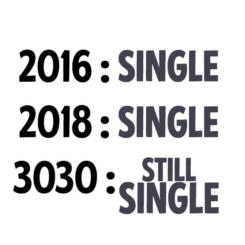 Single aber nicht alleine Geschenk Geschenkidee