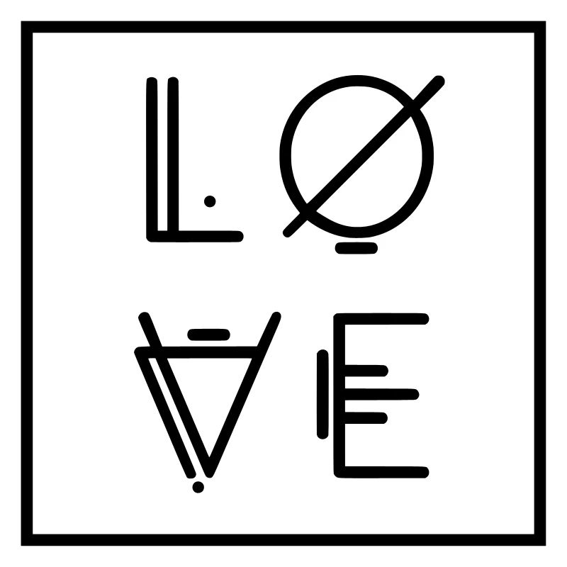 Love Love - Art abstrait Vector Vector