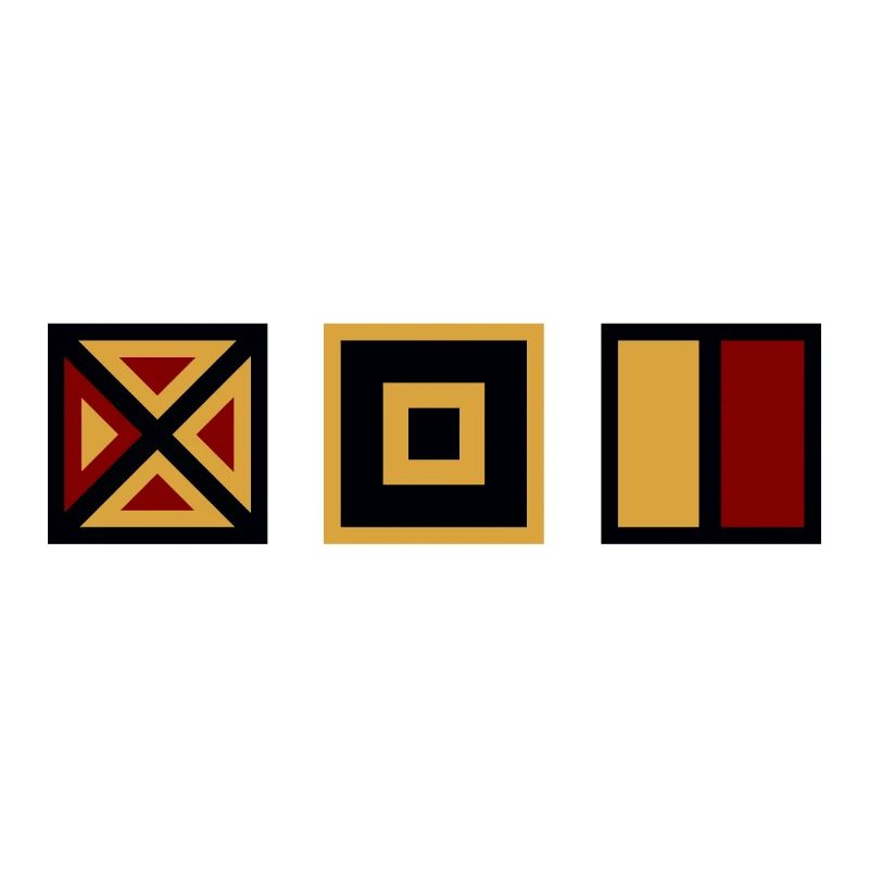 Abstract, geometric pattern