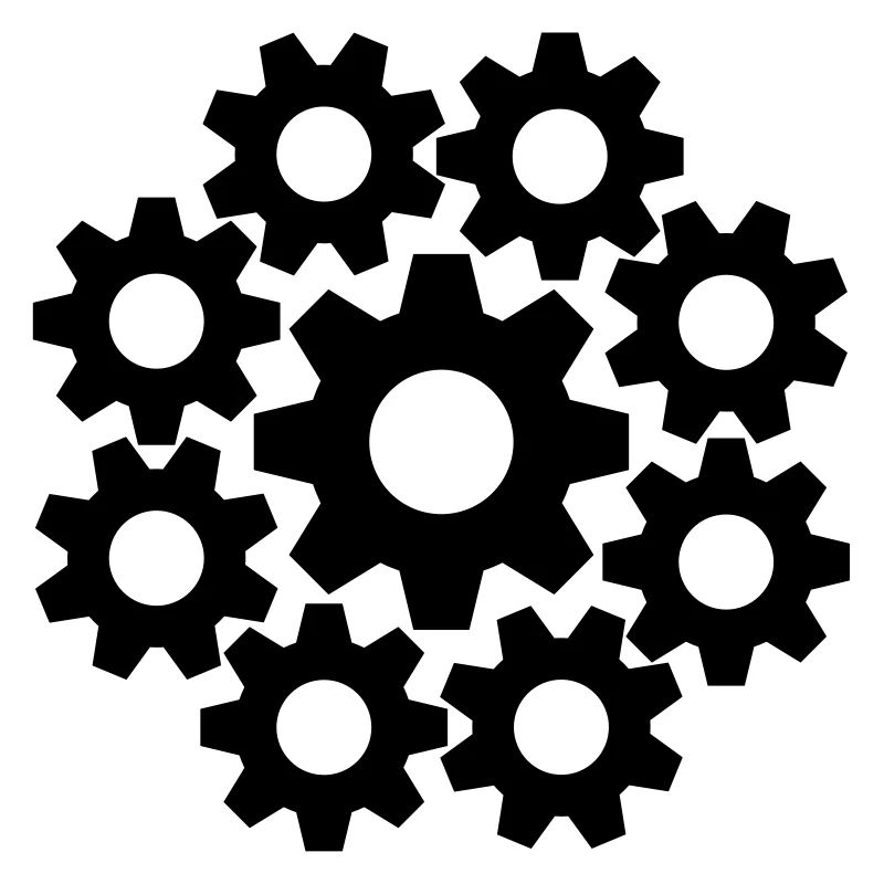 cool circle round pattern mechanical worker engineering