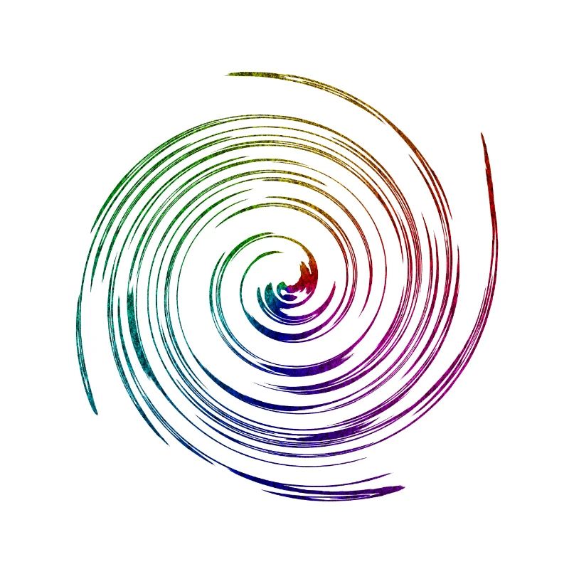 Rainbow whirl oder Regenbogen wirbel