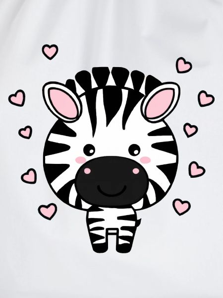 Süßes Zebra mit Herzchen