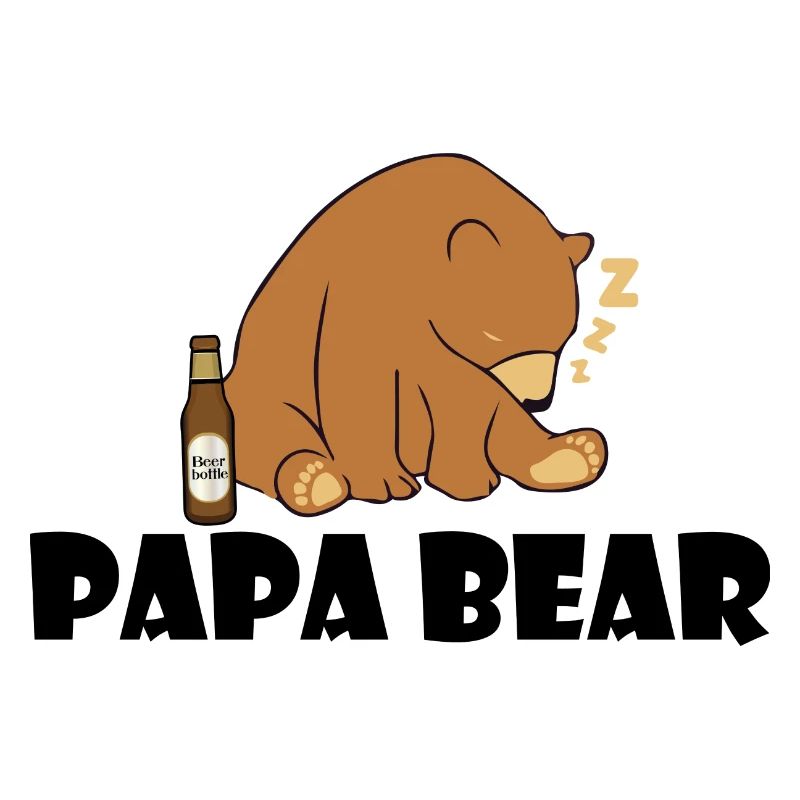 Papa Bear - Geschenk Vatertag oder Geburtstag