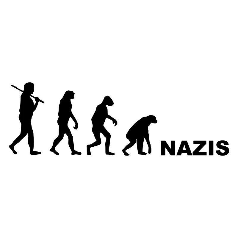 Evolution Rückwärts Nazis