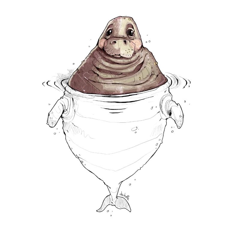 Vache de mer de Steller