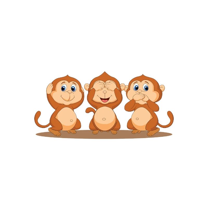 three monkeys