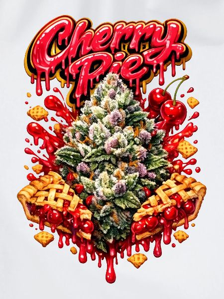 Kirschkuchen-Graffiti-Druck