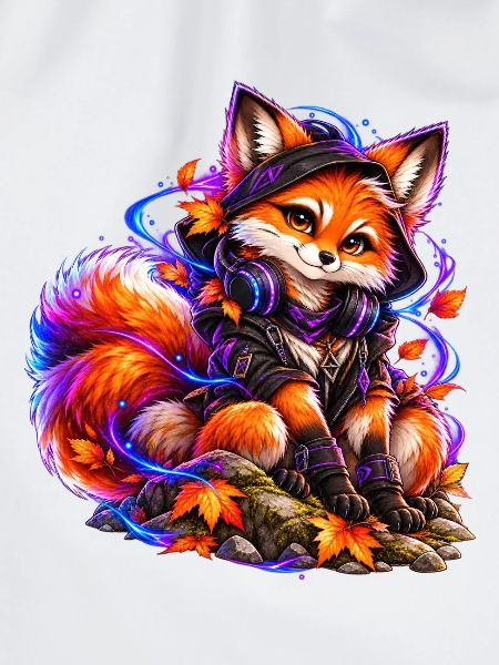 Neon-Fuchs – Gamer im Herbstmodus
