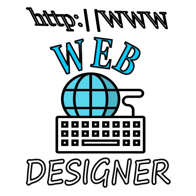 Ich bin Web Designer Website Internet Geschenkidee