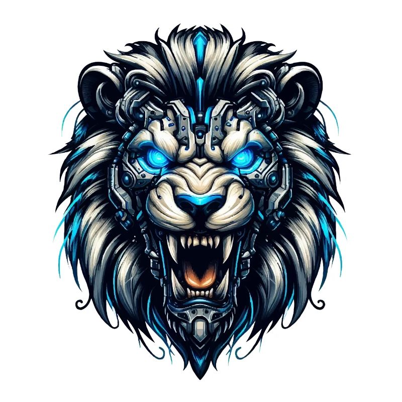 Lion Cyborg Robot Gift