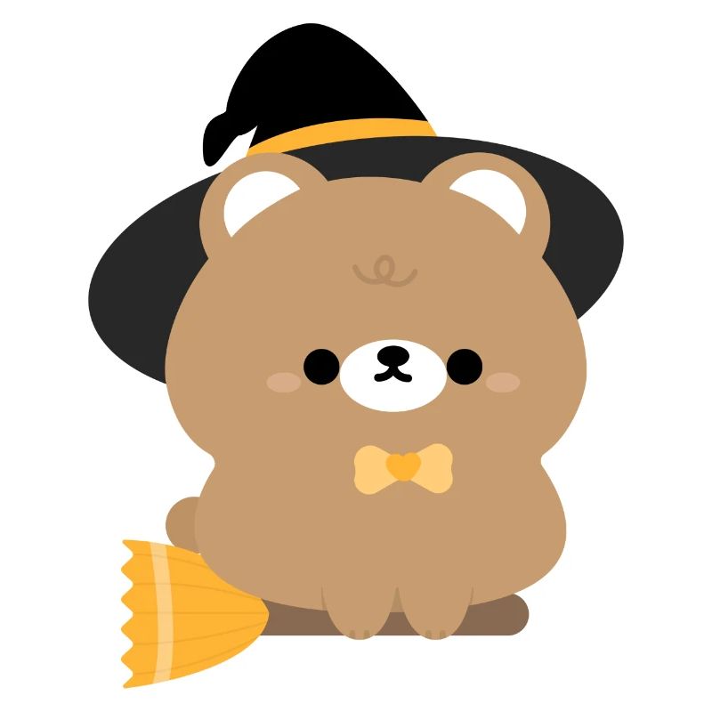 Braunbär Hexe