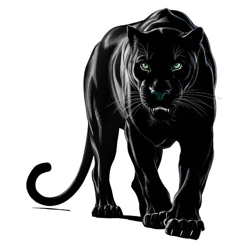 ein schwarzer Panther