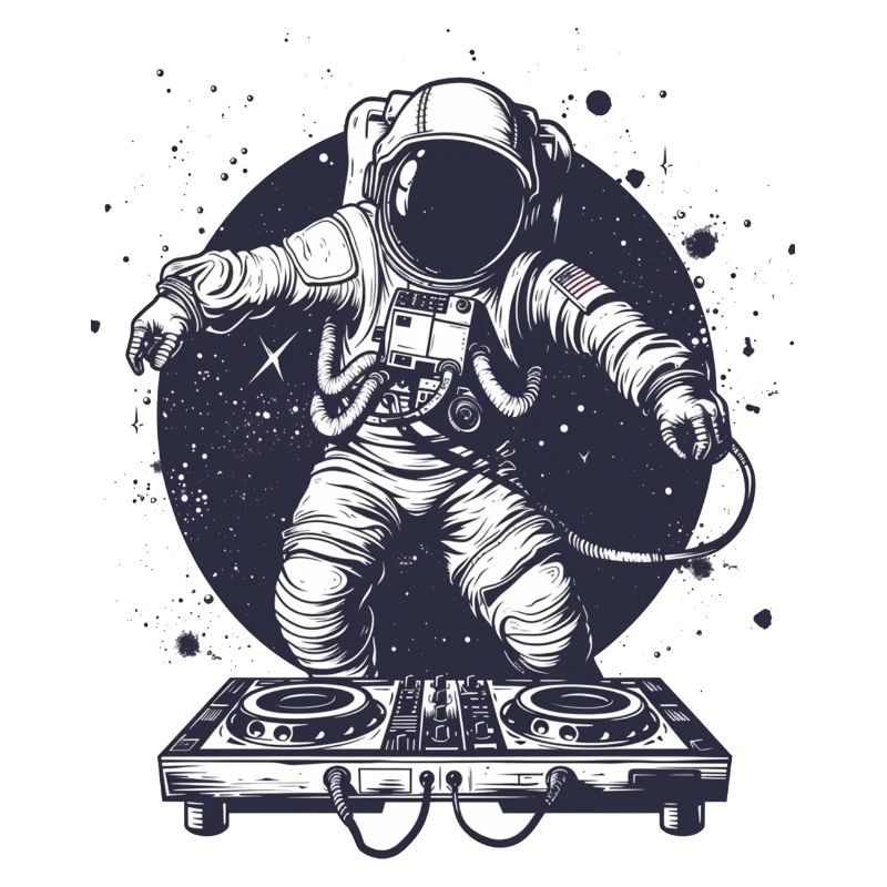 ASTRONAUTE MARS PLANET GPS ETOILE DJ