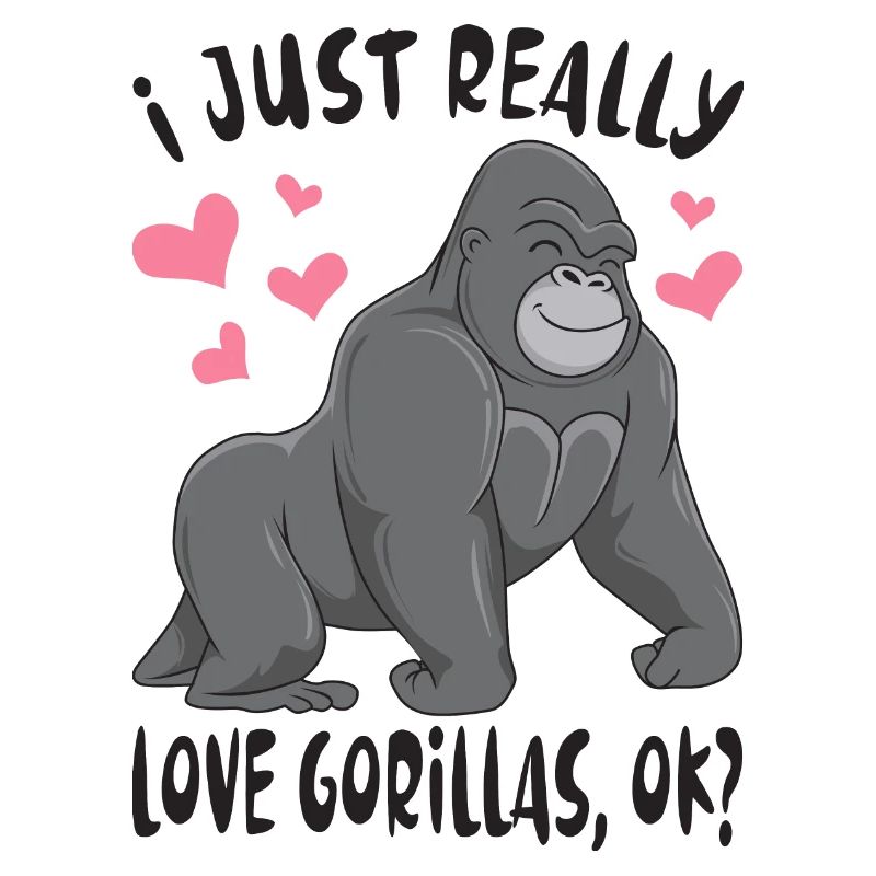 J'aime vraiment les gorilles, ok / Singe Gorille