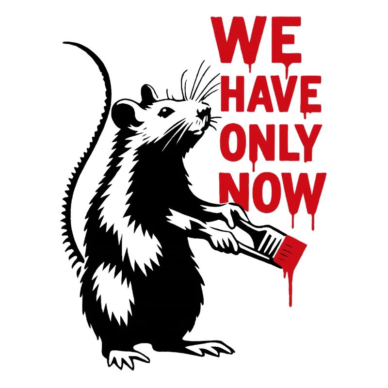 We Only Now Rat Art