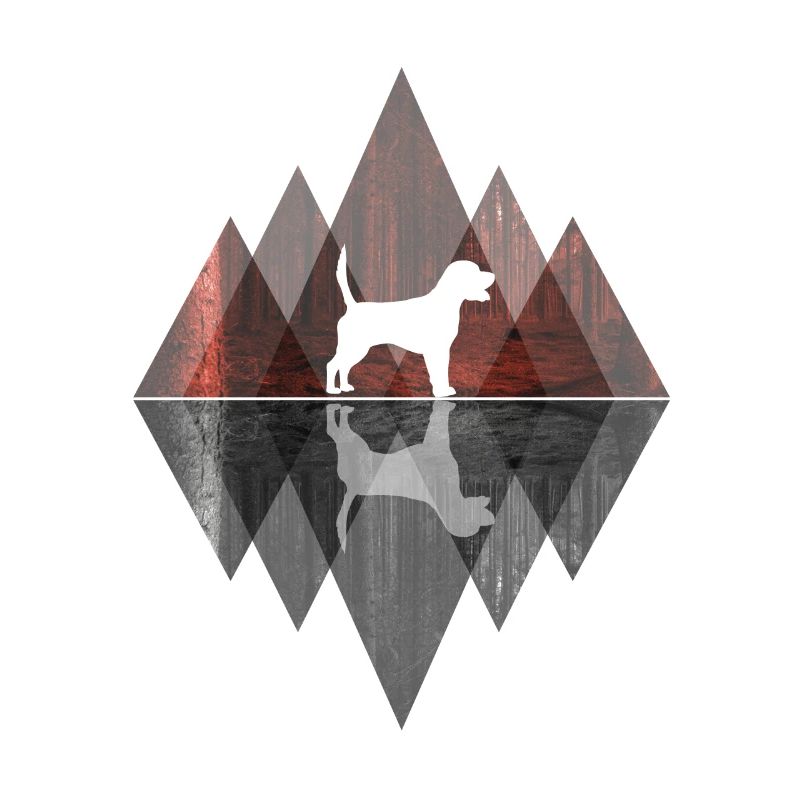Beagle Abstract - Geometry Dog Lover Dog