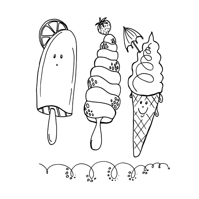 Three little summer friends