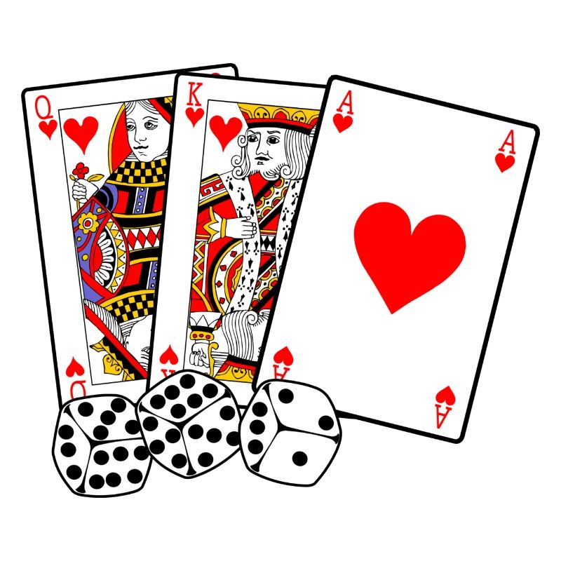 Cards and dice