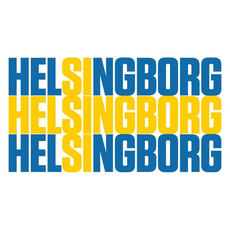 Helsingborg Suède Drapeau