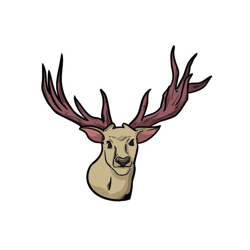Unheimlich - Rentier - Hirsch - Hirschgeweih